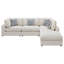 Canapé modulaire 5 pièces Dulcy Beige