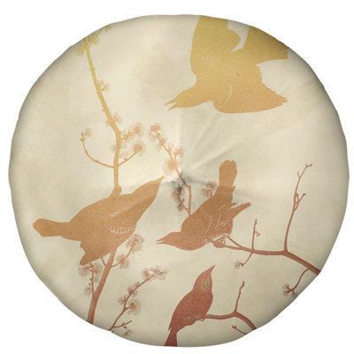 Coussin de plancher rond