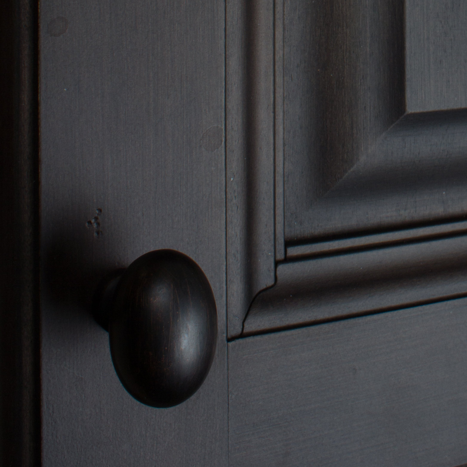 Classic 1 1/8" Length Oval Knob, Oil Rubbed Bronze