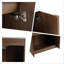 Ensemble de meuble-lavabo simple mural 24 "avec lavabo en céramique, meuble-lavabo flottant avec 2 portes à fermeture douce