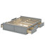 Structure de lit plateforme avec tiroirs