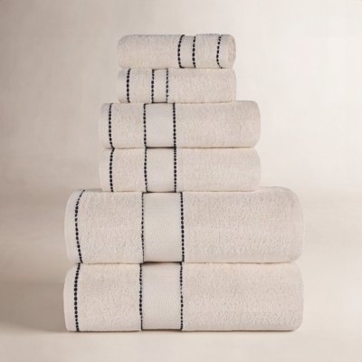 Niles 6-Piece Giza Cotton Towel Set