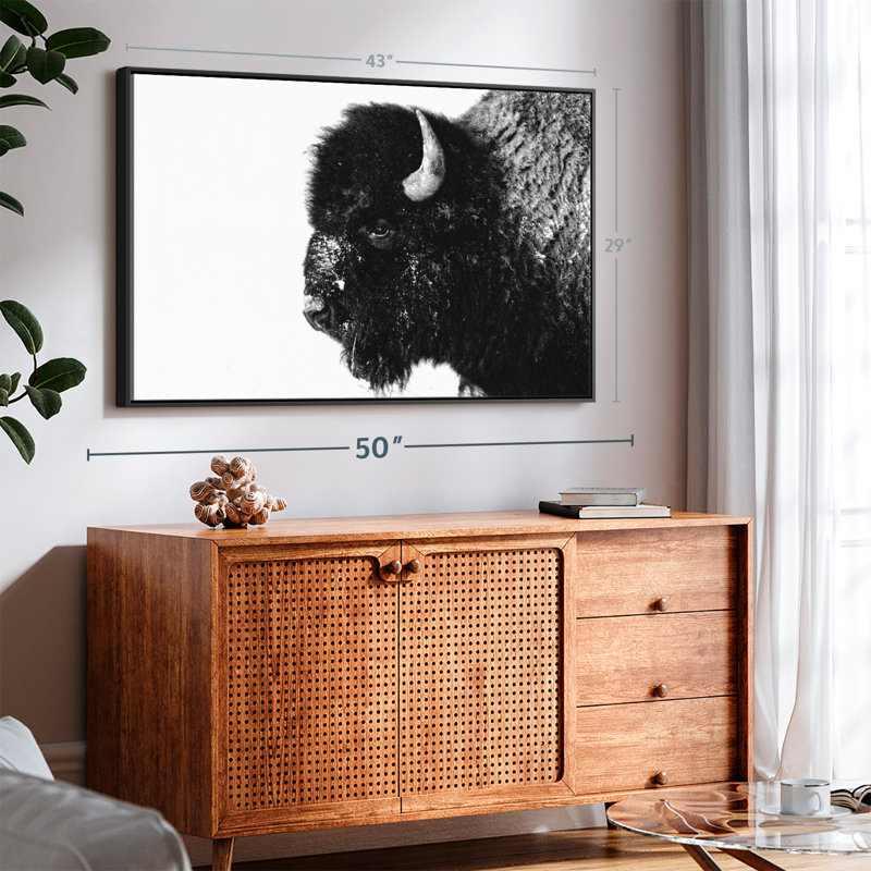" Black Bison ", 43" H x 29" W