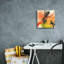 «Graffiti Orange I» par Chris Paschke, estampe numérique sur toile-714817211