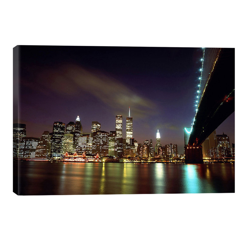 Downtown New York - Wrapped Canvas Print, 20.32 cm H x 30.48 cm W