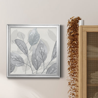 Shadow Leaves II - peinture sur toile encadrée