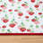 FIESTA Falling Strawberries Dish Drying Mat, Scarlet Red, 16"x22"