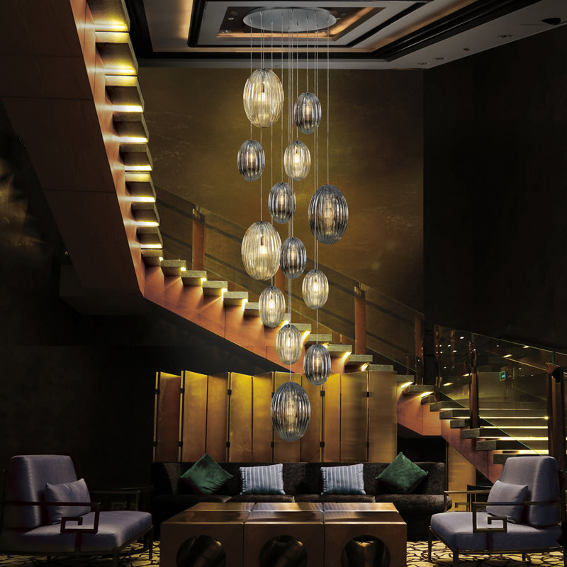 Nola 13 - Light Chrome Cluster Pendant