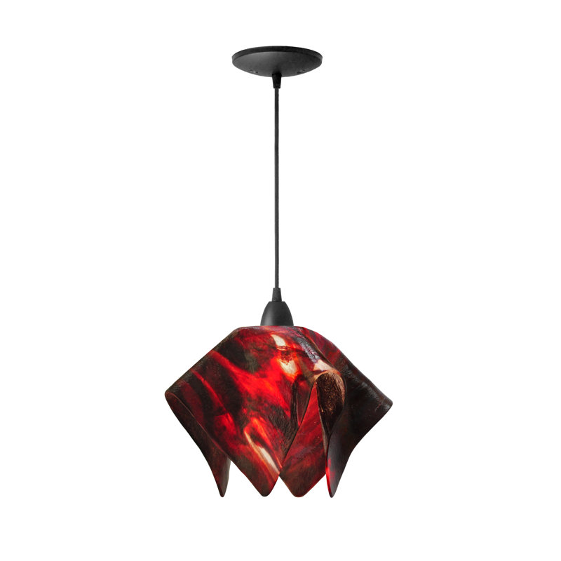 Amergin 1 - Light Unique/Statement Pendant, Large, Black, Azalea