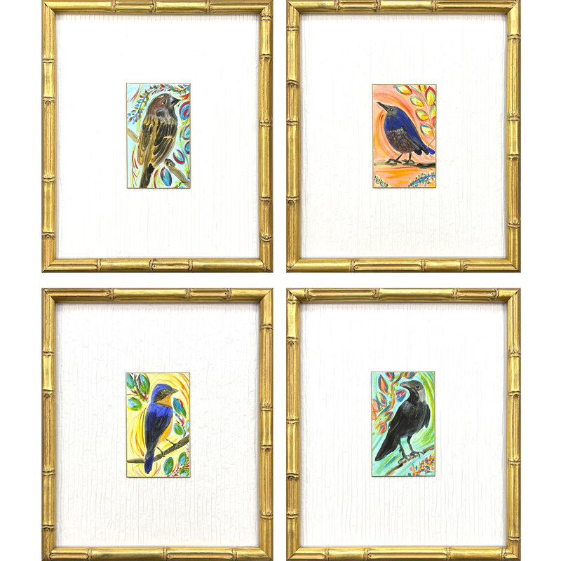 «Sassy Birds», art encadré