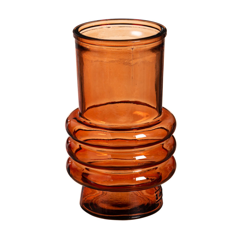 Vase de table en verre Aloria, Amber