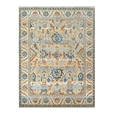 Machine Washable Barcelona Collection Beige Tone Ethnic Floral Patterns Traditional Patterned Vintage Decorative Rug