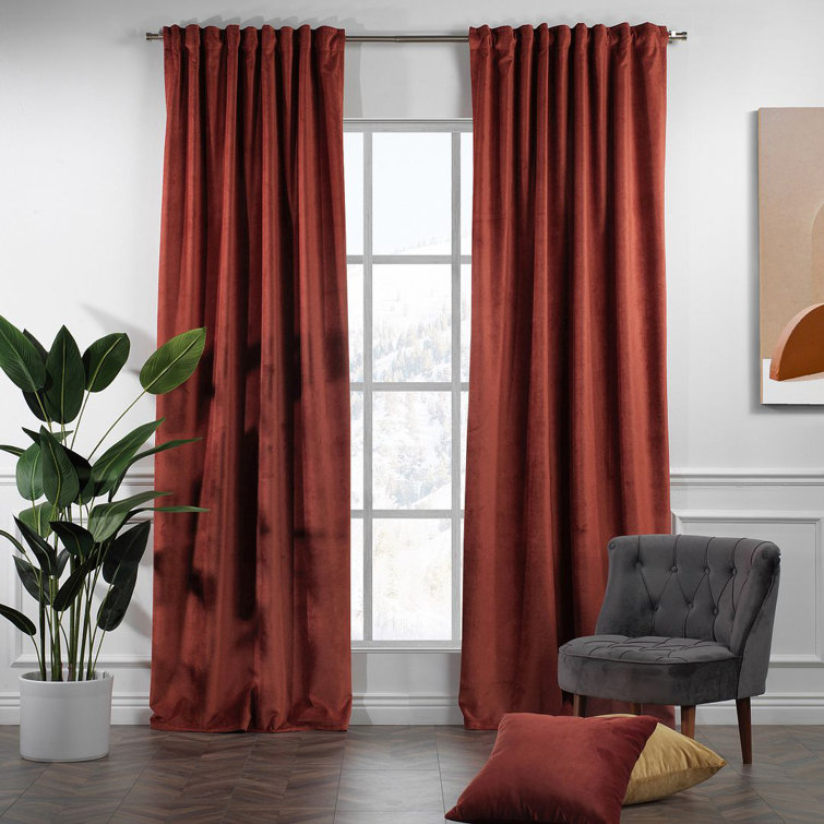 Panneau simple décoratif extra large en velours mat sur mesure