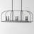 6 - Light Dimmable Lantern Chandelier