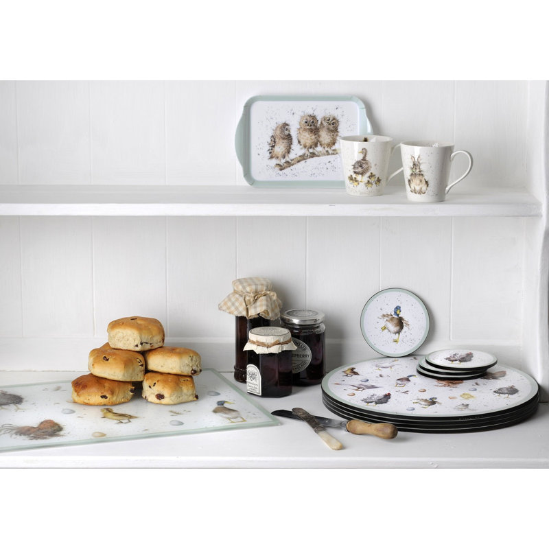 Wrendale Designs, Coloured - Owl Mug & Tray Set