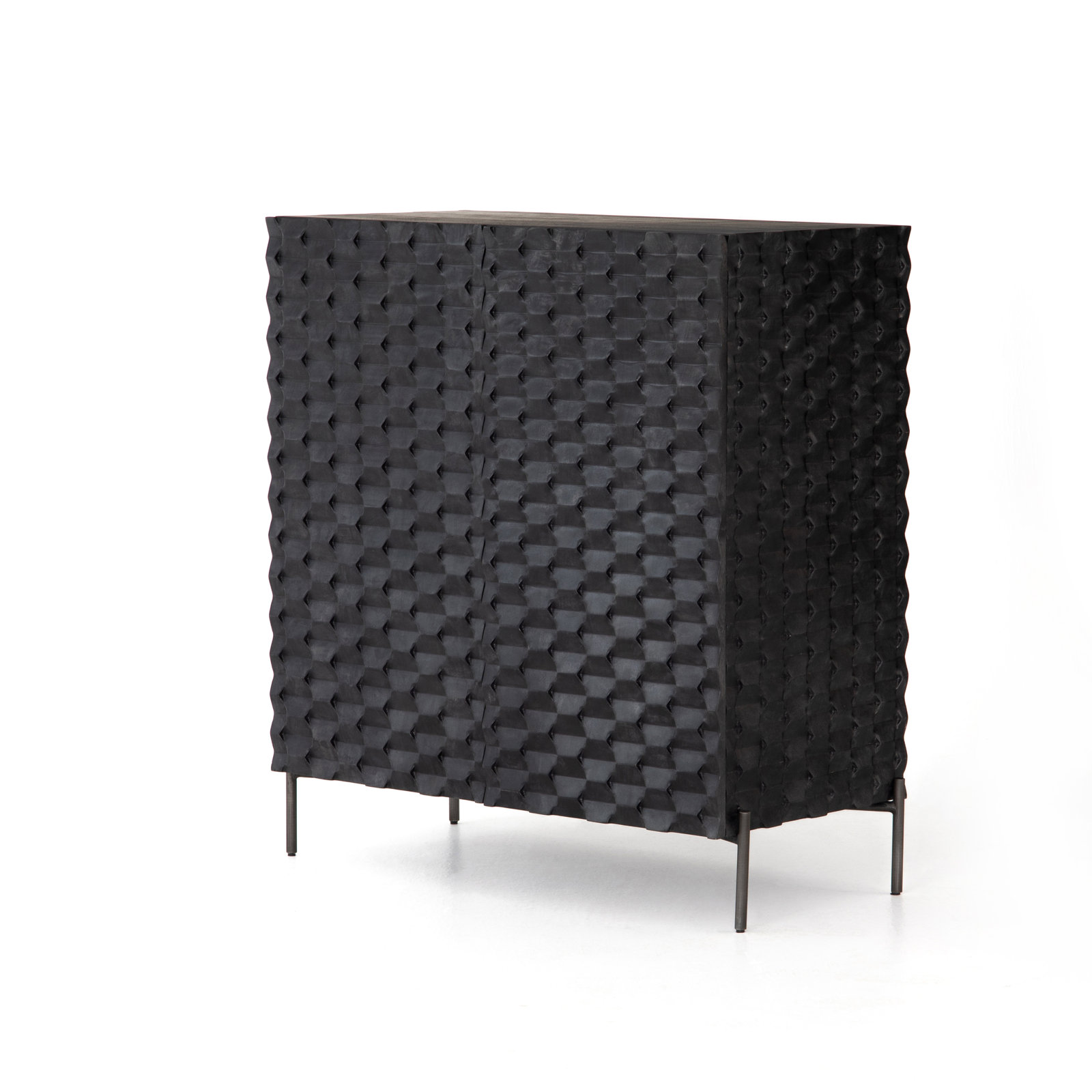 Rori 40.75'' Bar Cabinet, Black
