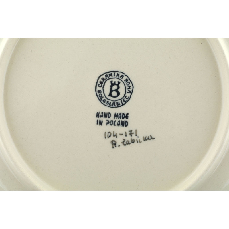 Assiette plate 10 "Polish Pottery