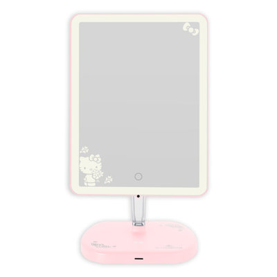 Hello Kitty Touch Pro Cute LED Makeup Mirror 2.0 for Dorm Room Decor, QI Charging Base to Phone