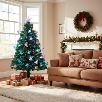 Lighted Artificial Christmas Tree