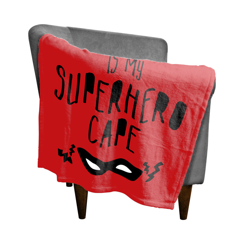  Jeté en molleton Superhero Cape