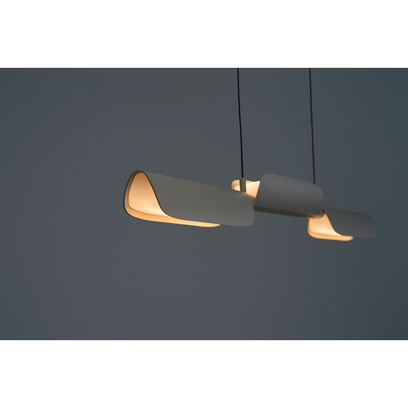 Eder 3 - Light LED Pendant, Oatmeal