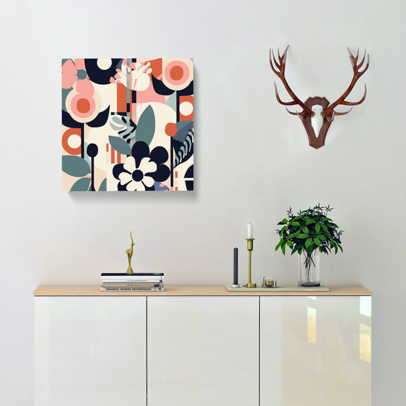 Floral Bauhaus - No Frame Print