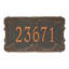Signature Series 1-Line Wall Address Plaque-894329291-894329295-894329296