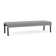 Waterfall Waiting Reception 3 Seat Bench Metal Frame