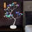 36 LED RGB Colour Changing Bonsai Light Fairy Tree Lamp USB Battery Operated Remote Control 16 Colour DIY Branches Artificial Tree With Timer(Crack Ball)