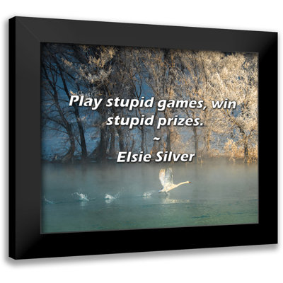Elsie Silver Quote: Play stupid games, win stupid prizes.