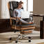 Chaise de bureau inclinable avec repose-pieds Mahleah