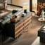 Commode d'appoint moderne en bois de luxe moderne