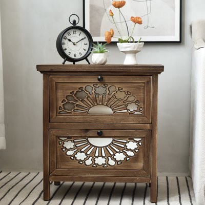 2-Drawer Mirrored Accent Chest by Mercer41