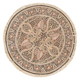 High-Quality Hand-Knotted Black Area Rug
