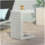 TABLE CAPE CORU ALU EN FORME DE C BLANC-922068116