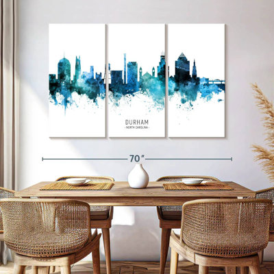 Durham North Carolina Skyline II