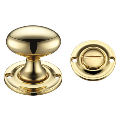 Oval Thumb Turn with Coin Release Rosette