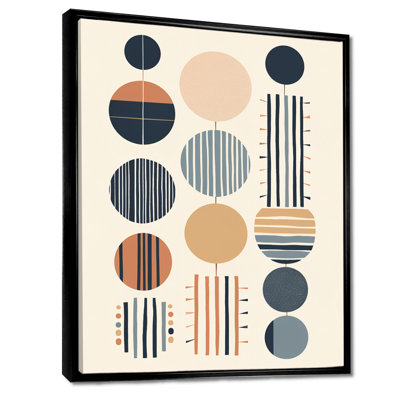 «Geometric Balance», art mural Mid-Century