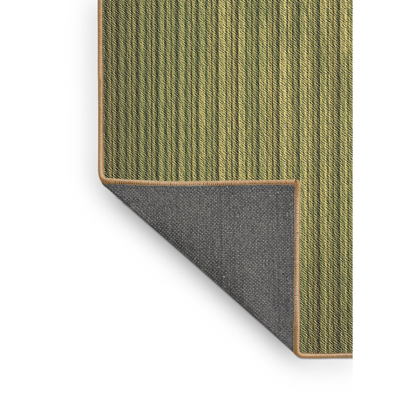 Tapis en laine vert olive foncé, Rectangle 7 pi x 10 pi
