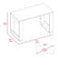 Bureau d'ordinateur Lacey
