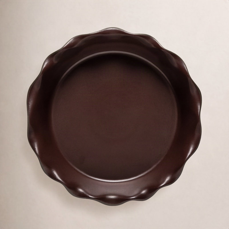 Costa Nova Stoneware Pie Pan, Port