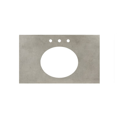 Plateau de meuble-lavabo simple 36,5 po