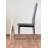 Edzard Chrome & White High Gloss Dining Table Set with 6 Luxury Faux Leather Dining Chairs-1302508627