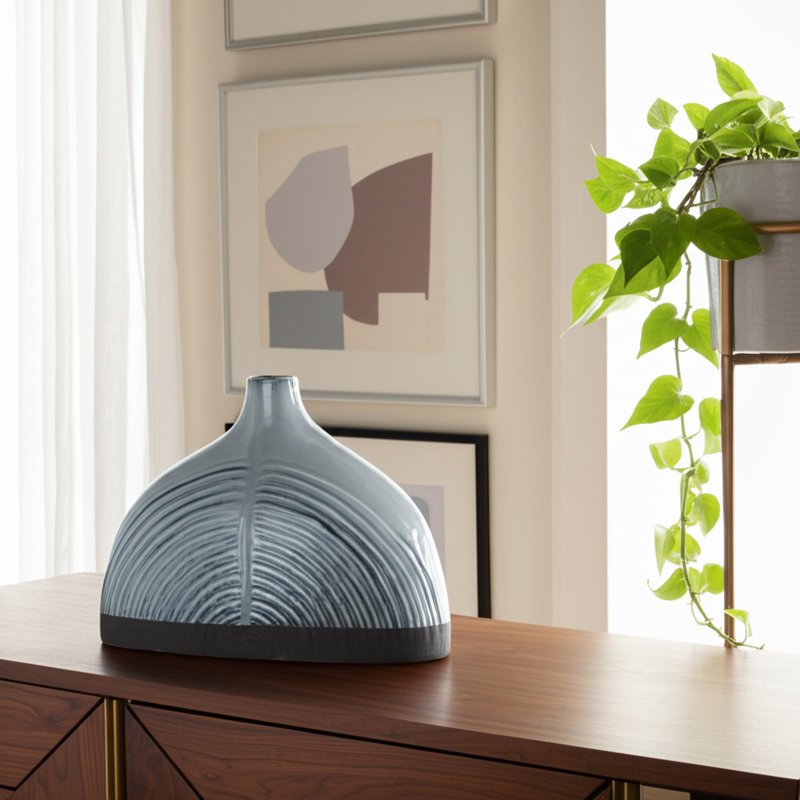 Vase de table Modern Modern, H 8 po x l 11 po x P 3 po
