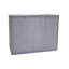 Abat-jour rectangulaire en lin de 6,5 po (araignée) gris/blanc