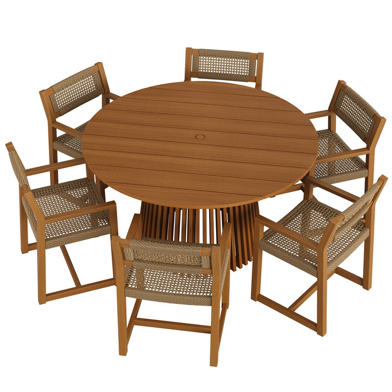 Reed Patio Dining Set with
