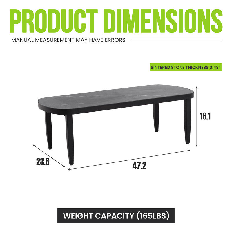 Table basse d'extérieur Modern
