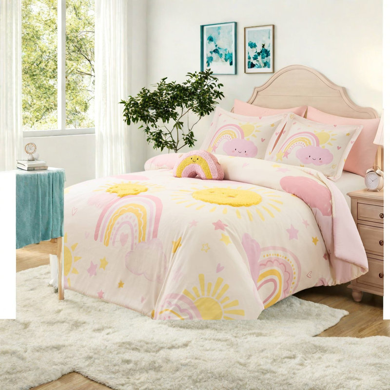 Abstract and Starburst Comforter Set