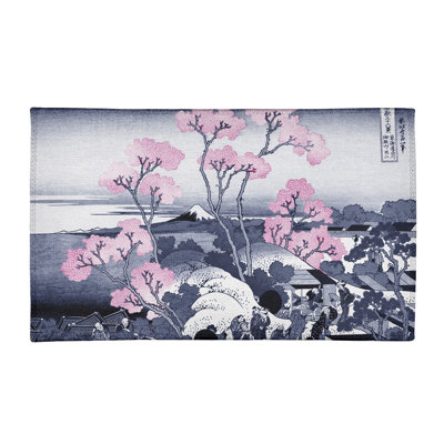 Chenille Floral Indoor Rug