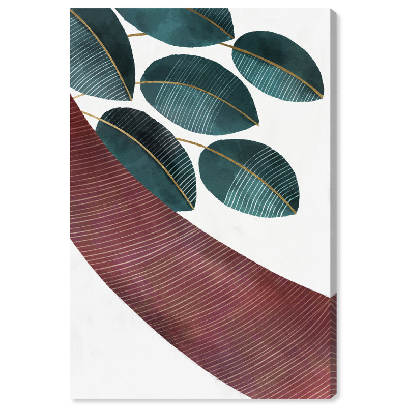 «Caoutchouc Plants Rake» par Oliver Gal - reproduction d'art sur toile, Toile tendue, H 36 po x l 24 po x 1,5 po